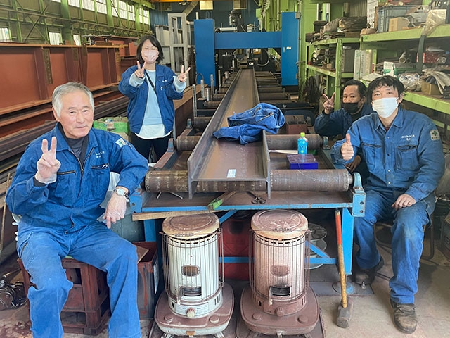 鉄骨（大きい製作）の組立・鍛冶工