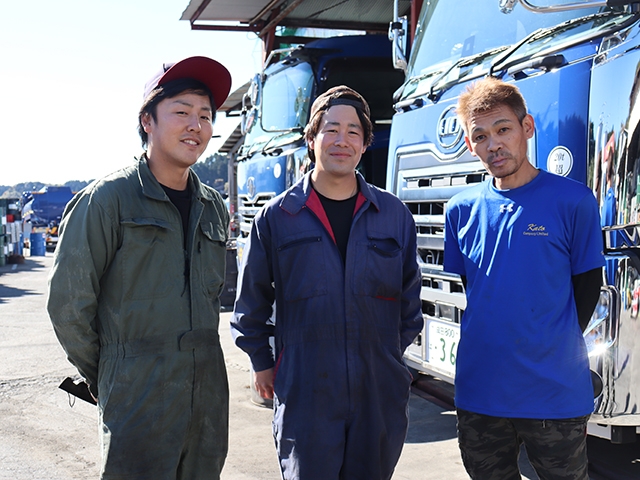 タンクローリーのドライバー