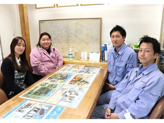住宅の施工管理スタッフ
