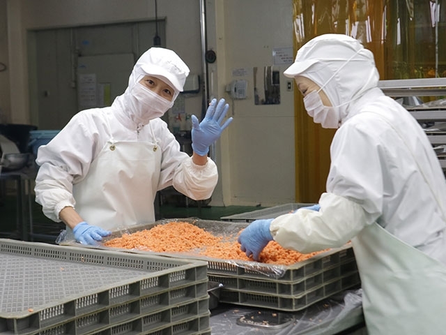 学校給食用冷凍食品の製造スタッフ