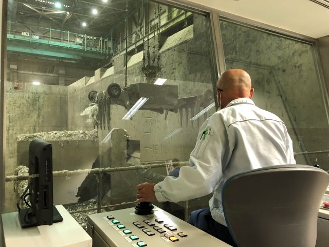 ごみ焼却場での施設運転管理・保全業務