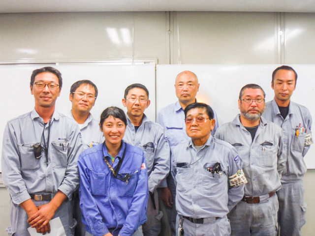 JFE構内にあるプラント設備の「現場管理スタッフ」