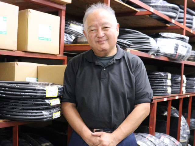 油圧ホースの製作・出荷作業（内勤）