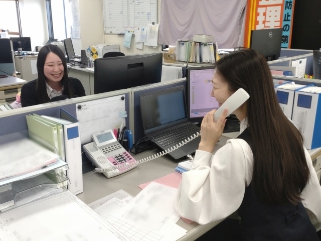 工事に関わる書類作成（工務事務）