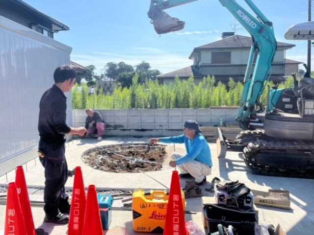 住宅の基礎工事・外構工事