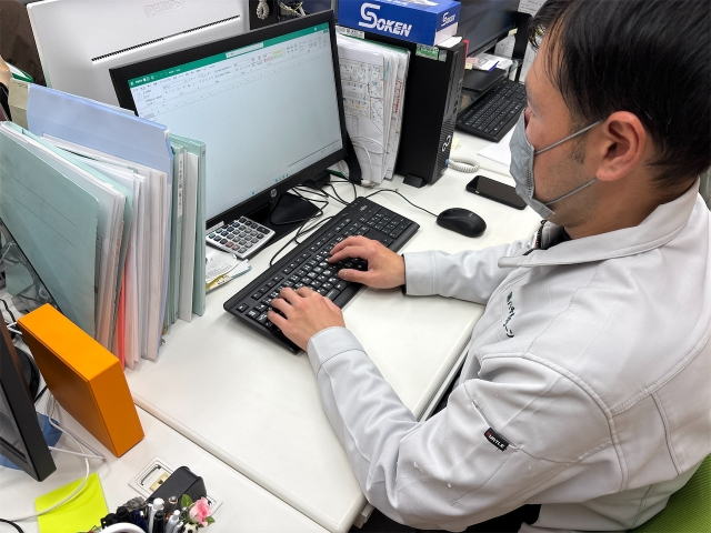 施工管理のサポートスタッフ