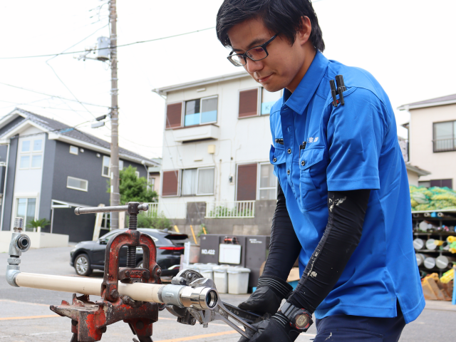 ガス設備工事スタッフ（内管工事）