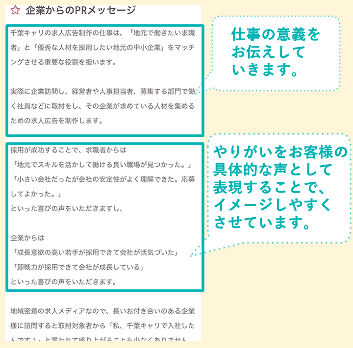 魅力を引き出す広告