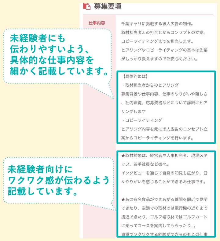 ターゲットを絞り込んでアプローチ